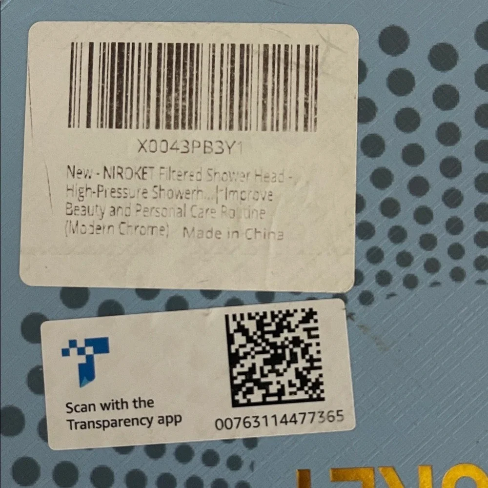NIROKET Filter High Pressure‎ Shower Head NIB